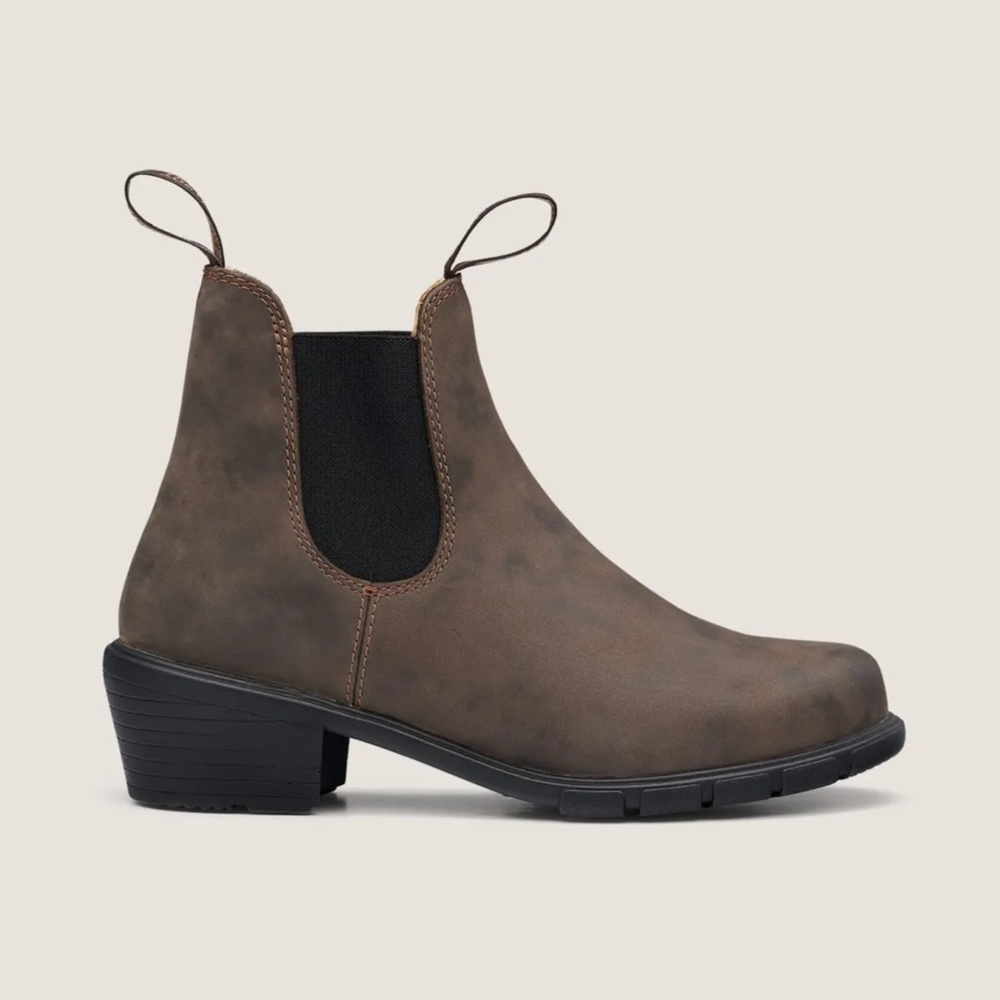 BLUNDSTONES - WOMEN'S HEELED BOOTS - Rustic Brown